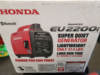 Honda 2200 watts inverter generator.