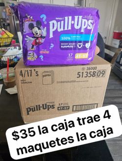 boxes pull-ups size 4T-5T