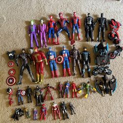 Lot Of Action Figures.