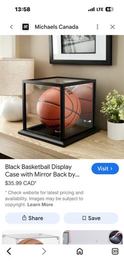 Basketball Display Case by  ‘Studio Decor’