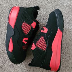 Air Jordan Retro 4 "Red Thunder " Size 10 Children 