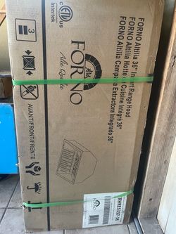 Brand New FORNO Altilia 36" Insert Range Hood (FRHRE5337-36) - Unopened Box