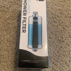 $39.99 H2O Advanced Chlorigone Media Shower Filter, Blue, 