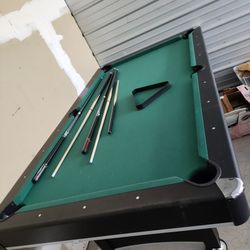 Pool Table/Ping Pong And Foosball Table 