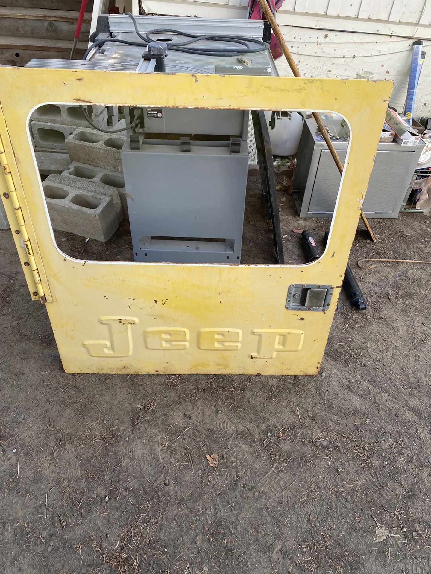 Vintage Jeep Door