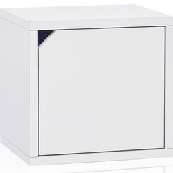Way Basics Modular Closet Organizer (Tool-Free Assembly) Storage Shelving Unit (11.2 x 13.4 x 12.6), White
