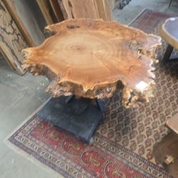 Live Edge Mimba Coffee Table! Table 