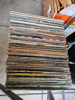 Box full of records