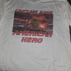 Charlie Kirk AMERICAN HERO memorial T Shirt *Rare*