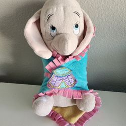 Disney Parks Disney Babies Dumbo Plush With Blanket 11 Inch