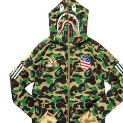 Bape X Adidas Hoodie 