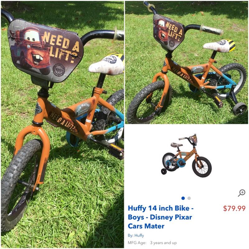 Disney Cars Mater Bike