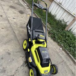 RYOBI 40V HP Brushless 20 in. Cordless Battery Walk Behind Push Mower with 6.0 Ah Battery and Charge