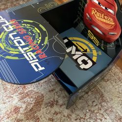 Children’s rusty race car learning desk