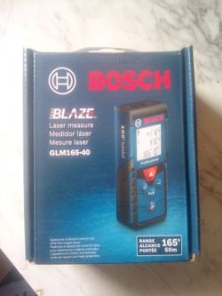 Bosch BLAZE 165-ft Red Laser Distance Measurer with Backlit Display