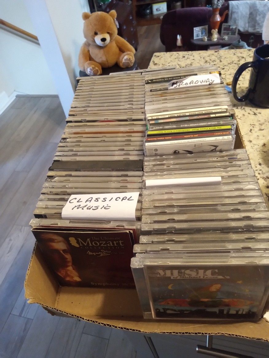 Lot Of 120 Assorted Music CDs