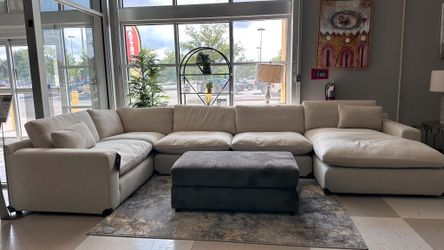 OM• $38 Initial • Brand New U Shaped Sectional with Chaise  Living Room Couch Set