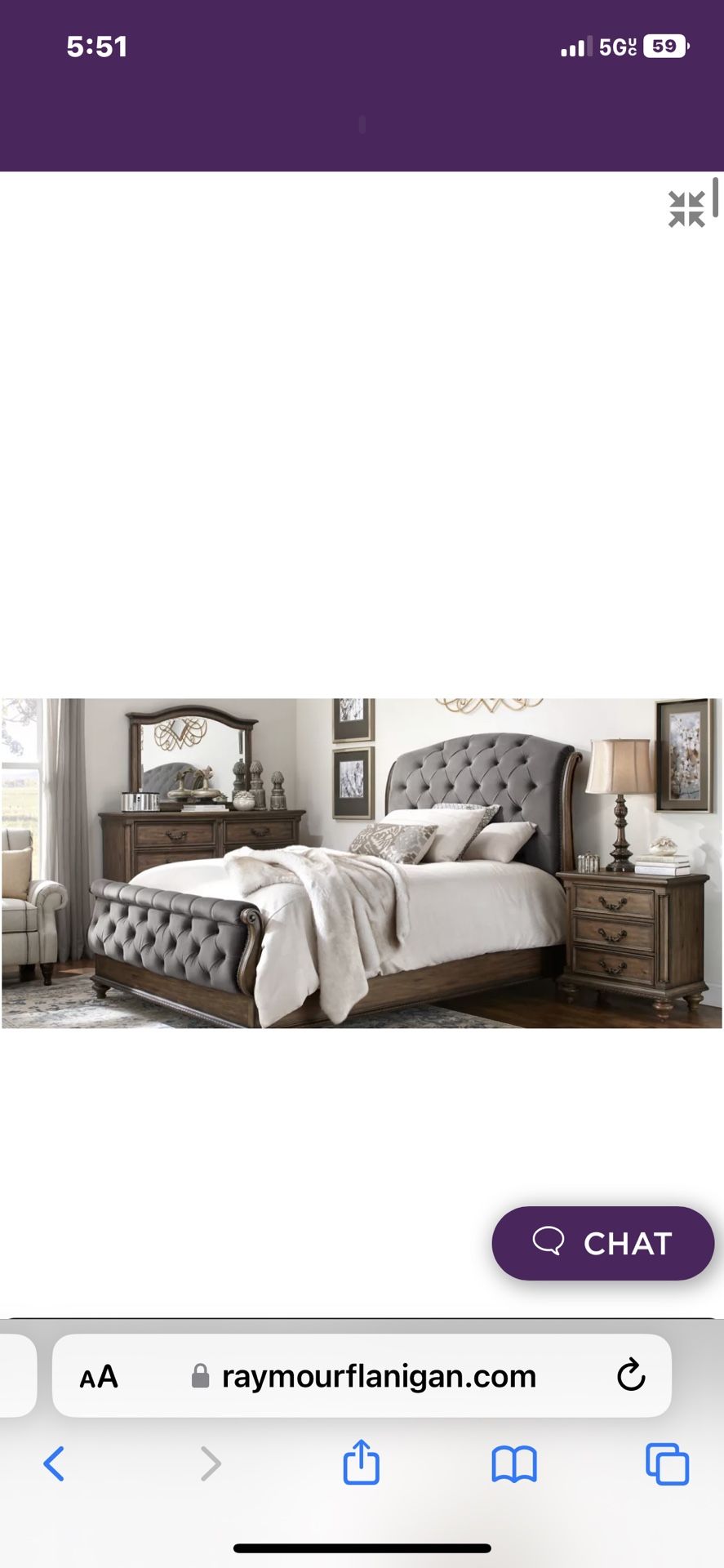 Castle heaven Bedroom Set 5pcs