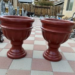 New Flower Pots Made Out Of Cement Perfect Gift 