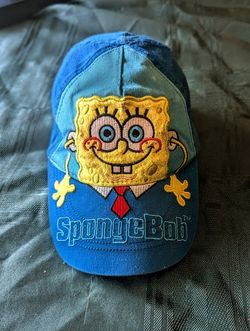 Kids Blue Spongebob Baseball Hat 2009