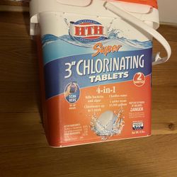 New 3 In. 8 Lb. Super Pool Chlorinating Tablets For Clean Water SKU #841329 Model #42053 UPC #0(contact info removed)4
