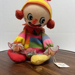 Vintage Musical Schmid Wind Up Clown Doll