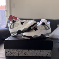 Jordan 4 white Cement 