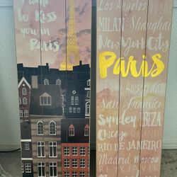 Wall art - Paris theme 
