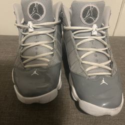 Jordan Mens 6 Rings - Shoes Cool Grey/Wolf..