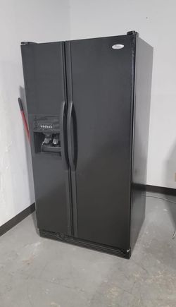 Whirlpool Side-by-Side Black Fridge
