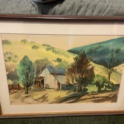 2 Water Color Painting In Nice Frames 