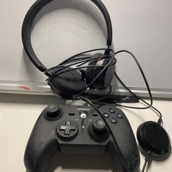 Xbox Controller With Gaming Headset Jabra