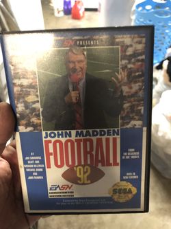 Madden 1992 for SEGA