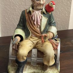 Melody In Motion Hand Painted Bisque Porcelain Pirate 