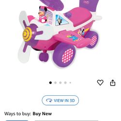 Mini Mouse Airplane Car 