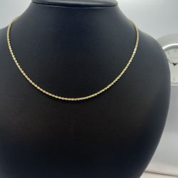 Gold Chain Rope 14K Solid New 