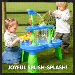 Play-Act New Splash & Scalp Water/Sand Table(18 Pcs)