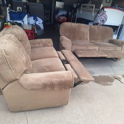 RECLINERS COUCHES SET 