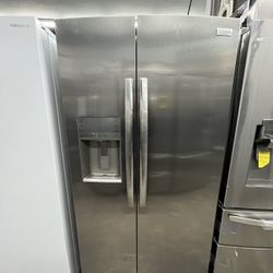 Frigidaire Gallery Side By Side Refrigerator Stainless Steel 
