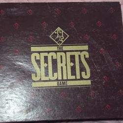 The Secrets Game Never Used Board Game 