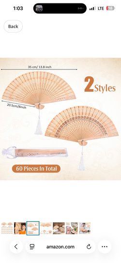 60 Abanicos de Madera | 60 Wooden Folding Fans