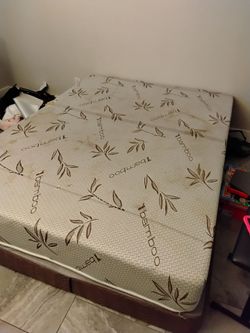 Queen size mattress in box spring