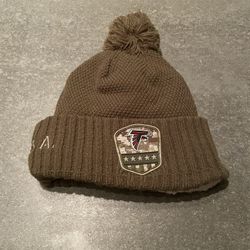 Brand New Atlanta Falcons Beanie Salute To Service 