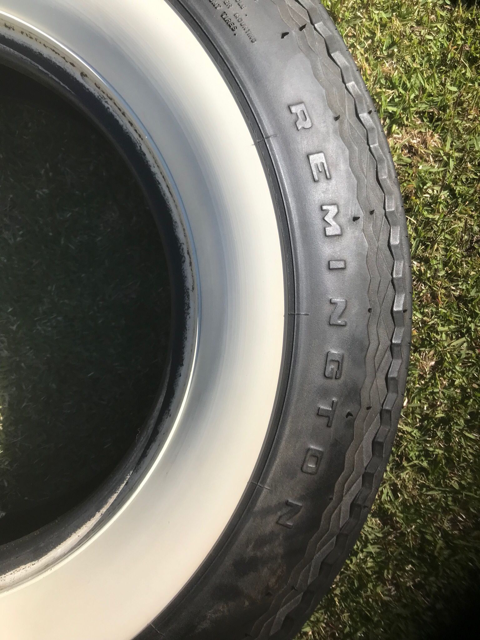 Vintage 1950 Style 14 Inch White Wall Tires