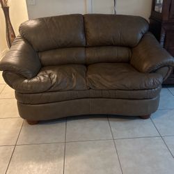 Sofa, Love Seat, 2 Side Tables And A Coffee Table 