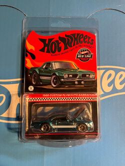 Hot Wheels Red Line Club 1968 Custom Plymouth Barracuda