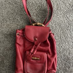 Gucci Bamboo Mini Backpack Authentic