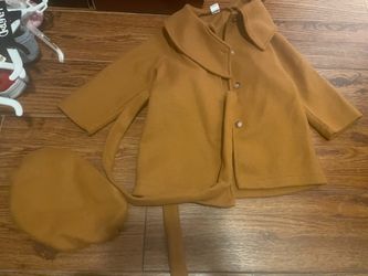 Brown girls coat