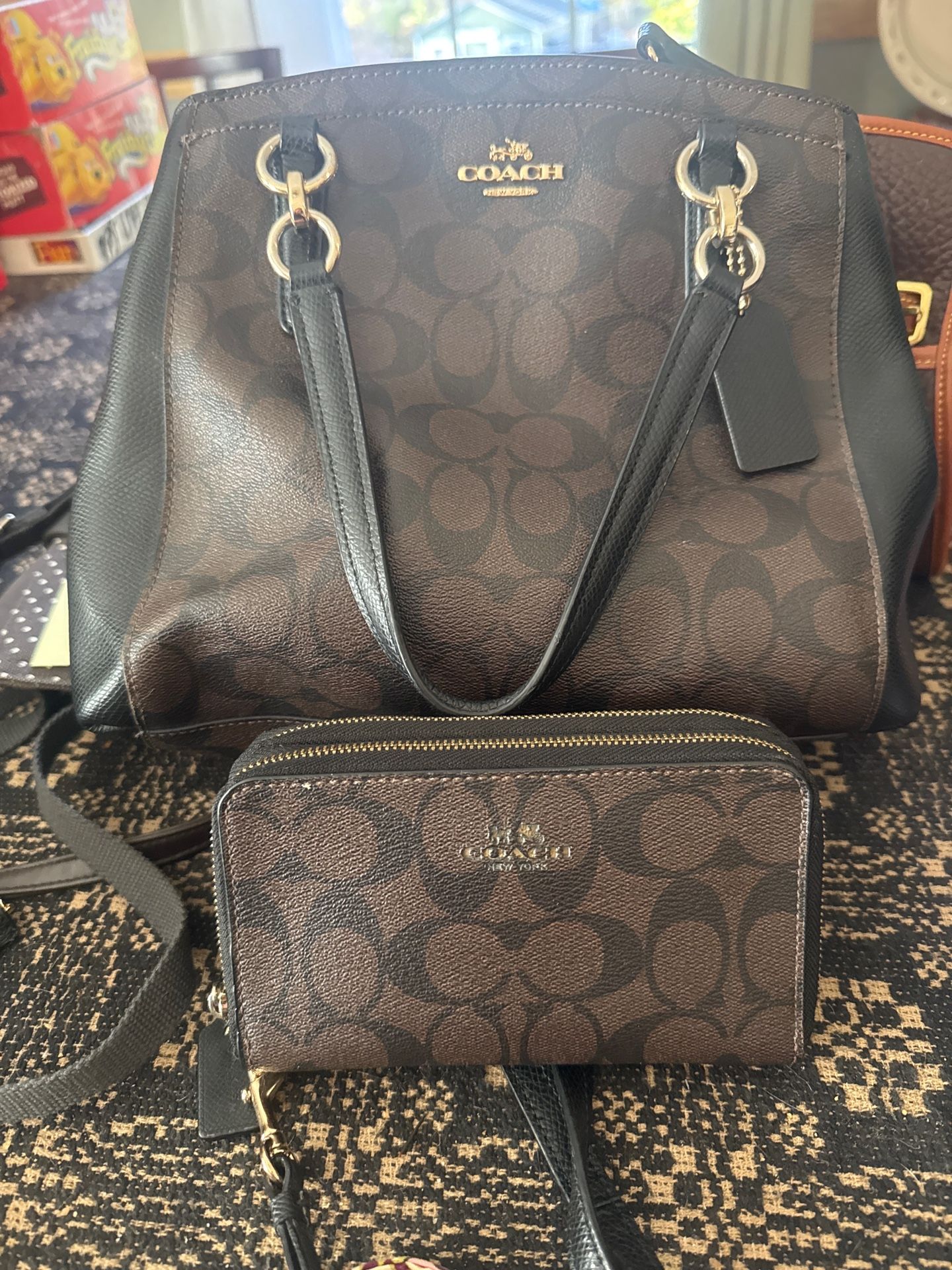 Coach Purse Purse And Wallet Set 