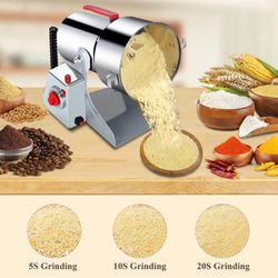 300g Stainless Steel High-speed Grinder Mill Family  Powder Machine Commercial Electric Grinder Mill Herb Grinder,pulverizer 110v for USA users, 220v 